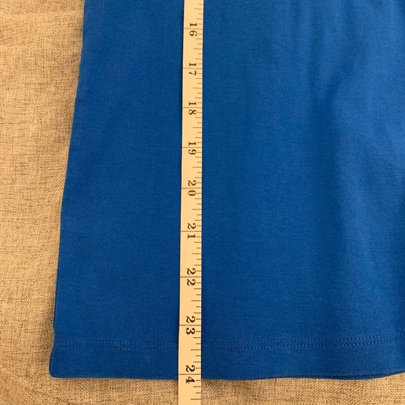 J Crew "Cobalt" Blue Sleeveless Shell Size M - Picture 7 of 8